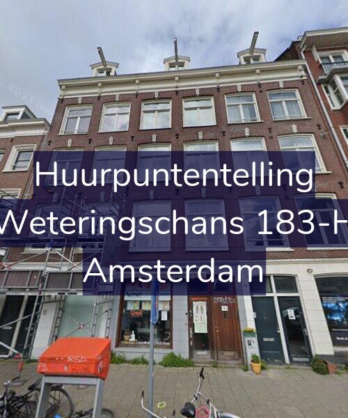 Foto gevel Huurpuntentelling voor Weteringschans 183-H, Amsterdam
