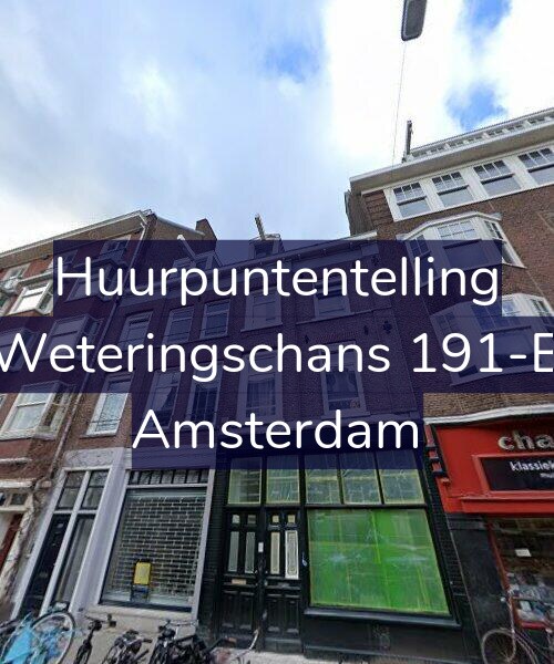 Foto gevel Huurpuntentelling voor Weteringschans 191-B, Amsterdam