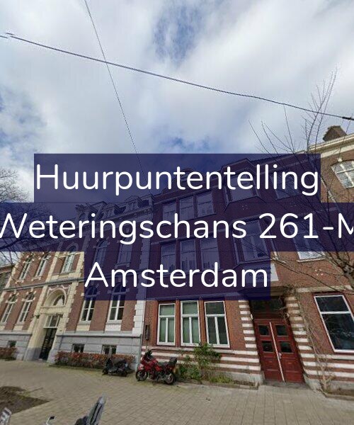 Foto gevel Huurpuntentelling voor Weteringschans 261-M, Amsterdam