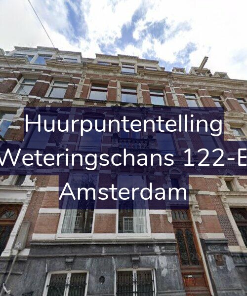 Foto gevel Huurpuntentelling voor Weteringschans 122-B, Amsterdam