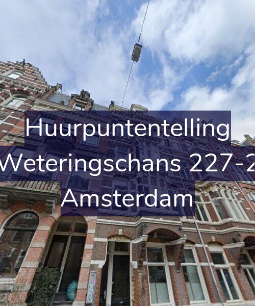 Foto gevel Huurpuntentelling voor Weteringschans 227-2, Amsterdam
