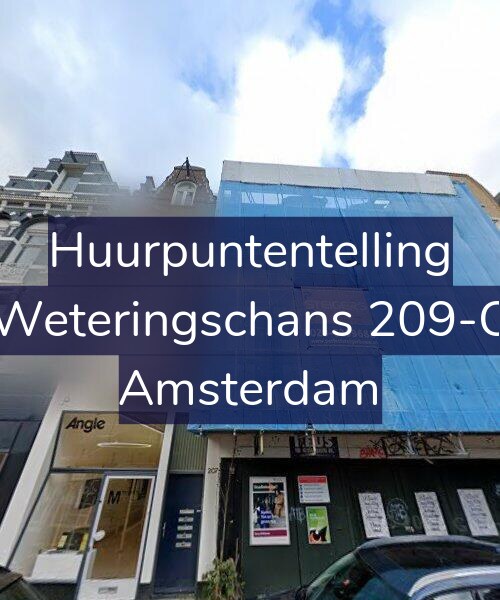 Foto gevel Huurpuntentelling voor Weteringschans 209-C, Amsterdam