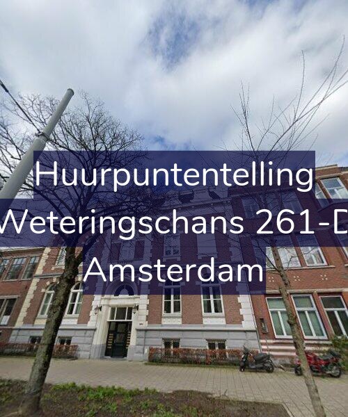 Foto gevel Huurpuntentelling voor Weteringschans 261-D, Amsterdam
