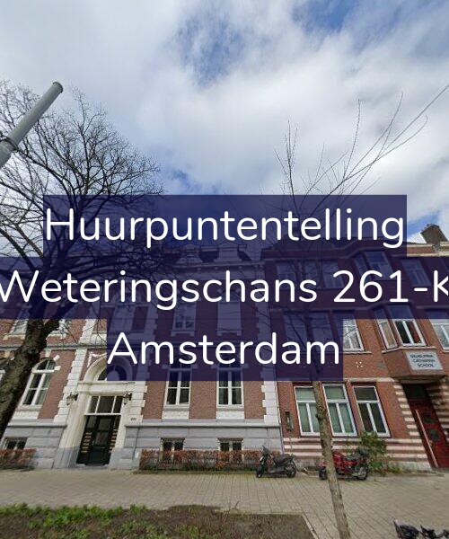 Foto gevel Huurpuntentelling voor Weteringschans 261-K, Amsterdam