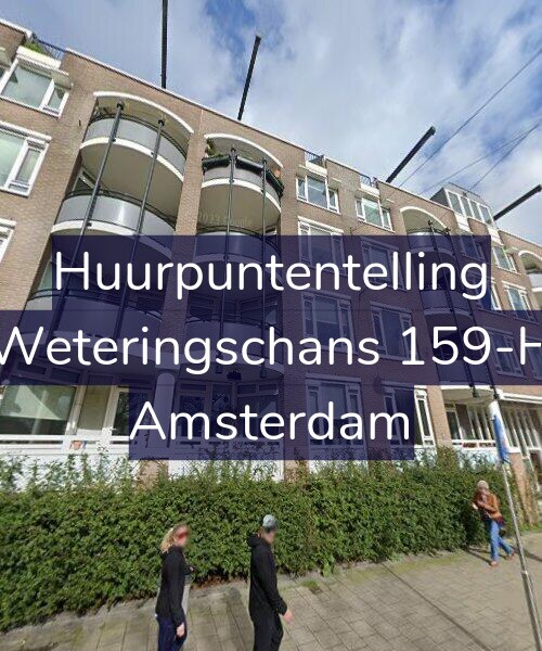 Foto gevel Huurpuntentelling voor Weteringschans 159-H, Amsterdam