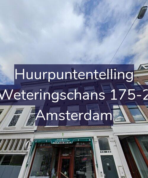 Foto gevel Huurpuntentelling voor Weteringschans 175-2, Amsterdam