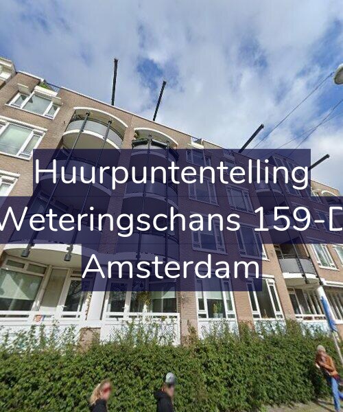 Foto gevel Huurpuntentelling voor Weteringschans 159-D, Amsterdam