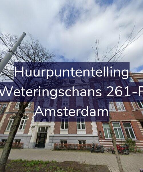 Foto gevel Huurpuntentelling voor Weteringschans 261-F, Amsterdam