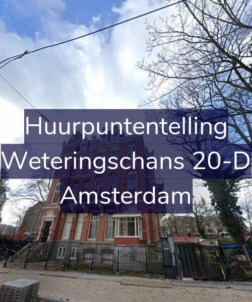 Foto gevel Huurpuntentelling voor Weteringschans 20-D, Amsterdam