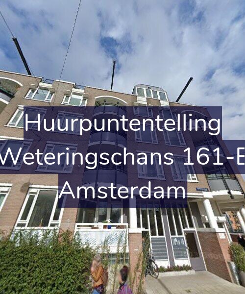 Foto gevel Huurpuntentelling voor Weteringschans 161-E, Amsterdam