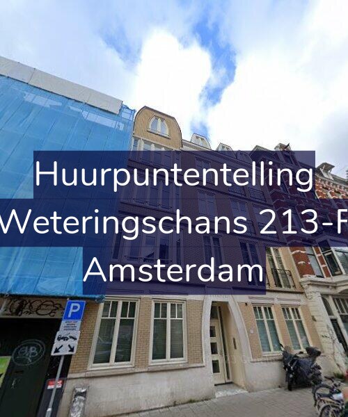 Foto gevel Huurpuntentelling voor Weteringschans 213-F, Amsterdam
