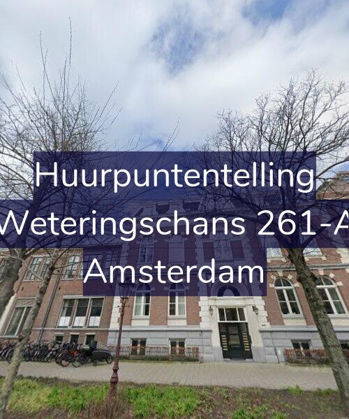 Foto gevel Huurpuntentelling voor Weteringschans 261-A, Amsterdam