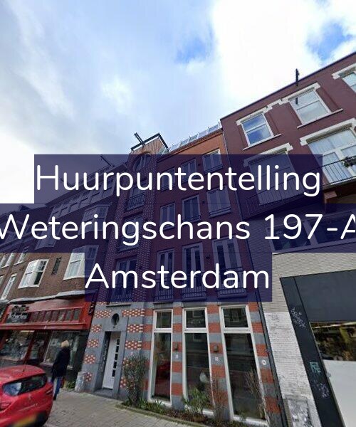Foto gevel Huurpuntentelling voor Weteringschans 197-A, Amsterdam