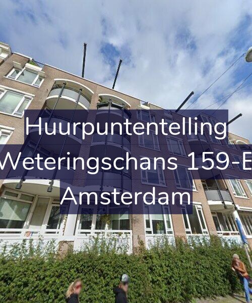 Foto gevel Huurpuntentelling voor Weteringschans 159-B, Amsterdam