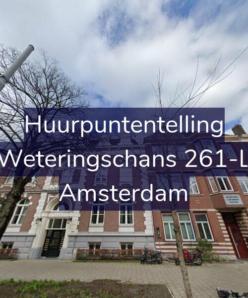 Foto gevel Huurpuntentelling voor Weteringschans 261-L, Amsterdam