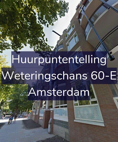 Foto gevel Huurpuntentelling voor Weteringschans 60-E, Amsterdam
