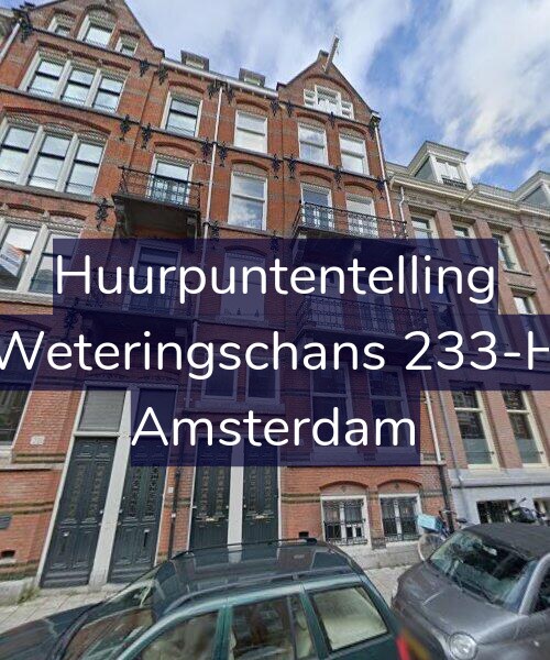 Foto gevel Huurpuntentelling voor Weteringschans 233-H, Amsterdam