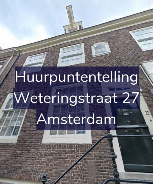 Foto gevel Huurpuntentelling voor Weteringstraat 27, Amsterdam