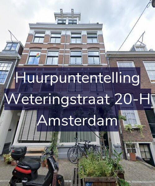 Foto gevel Huurpuntentelling voor Weteringstraat 20-H, Amsterdam