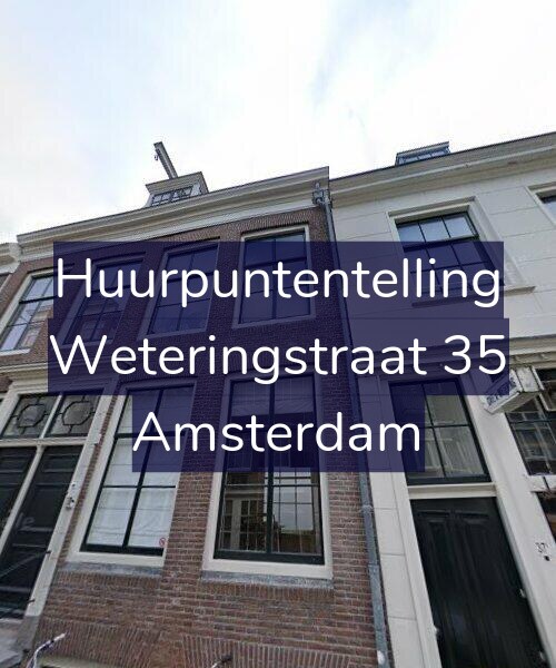 Foto gevel Huurpuntentelling voor Weteringstraat 35, Amsterdam