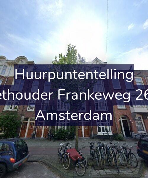 Foto gevel Huurpuntentelling voor Wethouder Frankeweg 26-H, Amsterdam