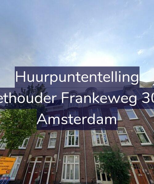 Foto gevel Huurpuntentelling voor Wethouder Frankeweg 30-2, Amsterdam