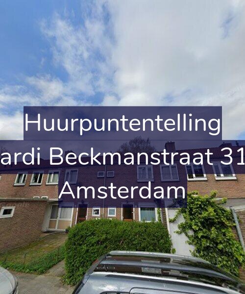 Foto gevel Huurpuntentelling voor Wiardi Beckmanstraat 31-H, Amsterdam
