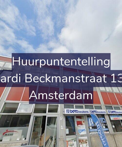 Foto gevel Huurpuntentelling voor Wiardi Beckmanstraat 13-B, Amsterdam