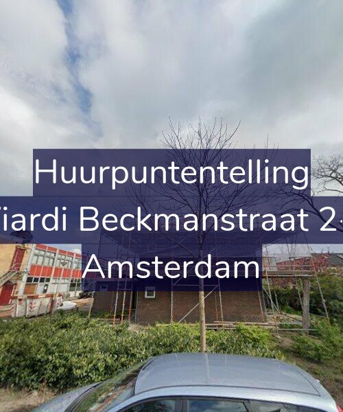 Foto gevel Huurpuntentelling voor Wiardi Beckmanstraat 2-H, Amsterdam