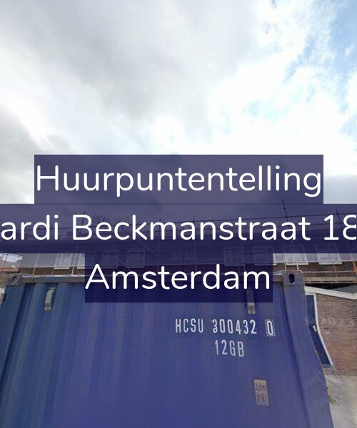 Foto gevel Huurpuntentelling voor Wiardi Beckmanstraat 18-H, Amsterdam
