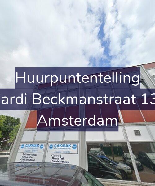 Foto gevel Huurpuntentelling voor Wiardi Beckmanstraat 13-T, Amsterdam