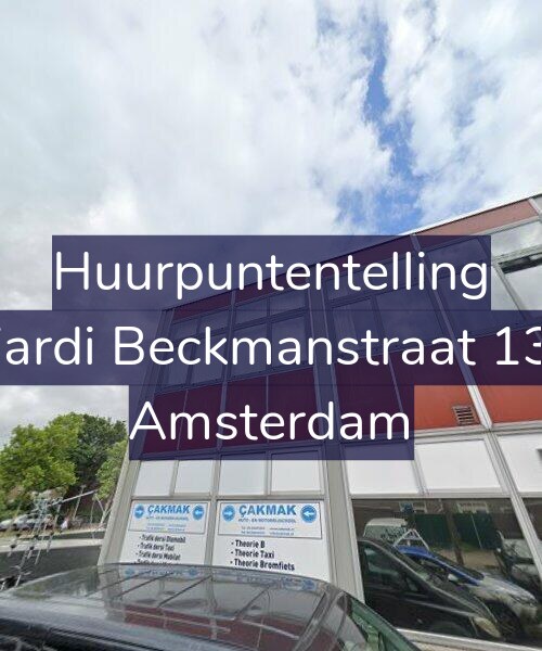 Foto gevel Huurpuntentelling voor Wiardi Beckmanstraat 13-S, Amsterdam