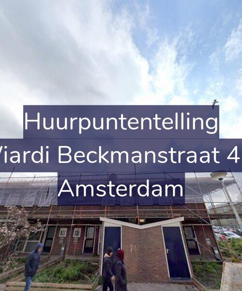 Foto gevel Huurpuntentelling voor Wiardi Beckmanstraat 4-1, Amsterdam