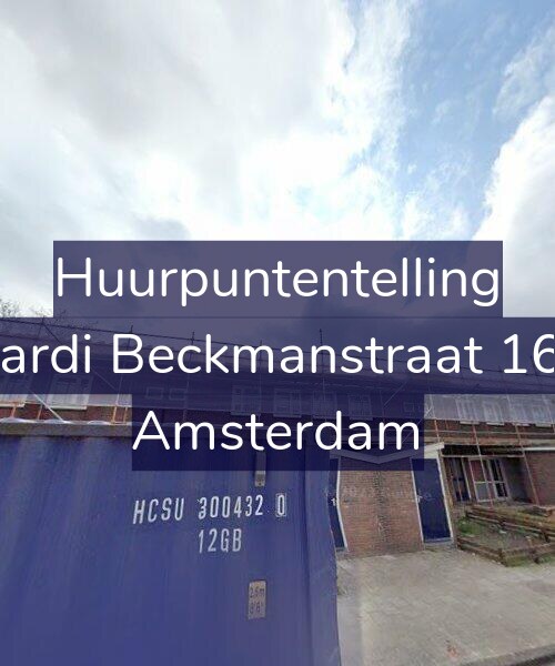 Foto gevel Huurpuntentelling voor Wiardi Beckmanstraat 16-H, Amsterdam