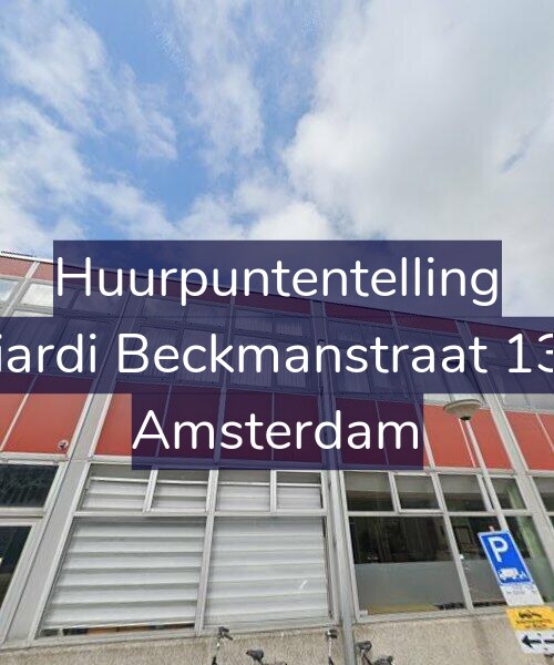 Foto gevel Huurpuntentelling voor Wiardi Beckmanstraat 13-E, Amsterdam