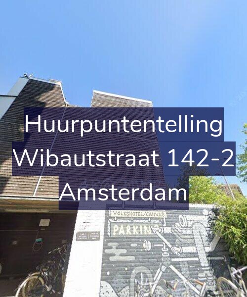 Foto gevel Huurpuntentelling voor Wibautstraat 142-2, Amsterdam