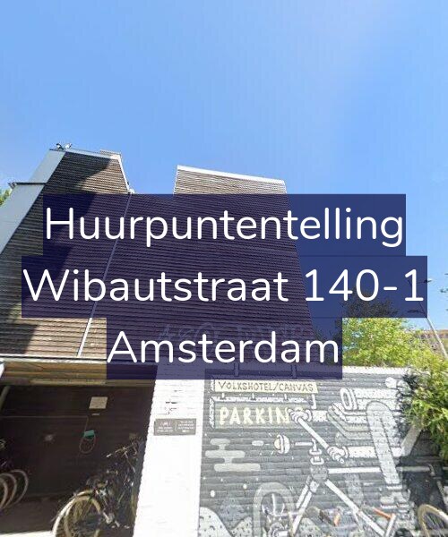 Foto gevel Huurpuntentelling voor Wibautstraat 140-1, Amsterdam