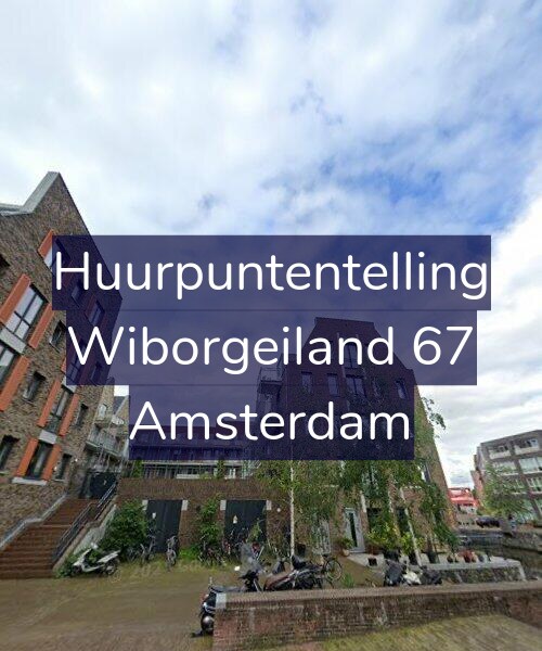 Foto gevel Huurpuntentelling voor Wiborgeiland 67, Amsterdam