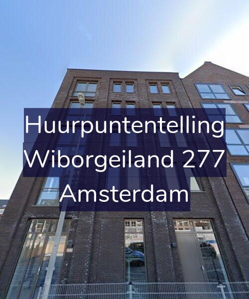Foto gevel Huurpuntentelling voor Wiborgeiland 277, Amsterdam