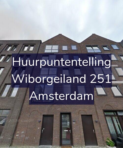 Foto gevel Huurpuntentelling voor Wiborgeiland 251, Amsterdam