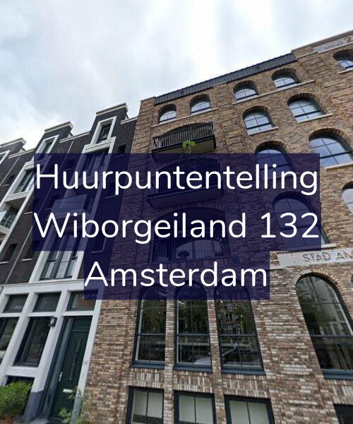 Foto gevel Huurpuntentelling voor Wiborgeiland 132, Amsterdam
