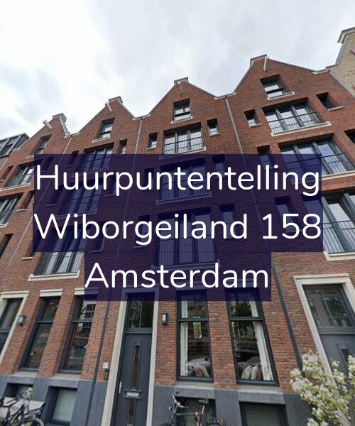 Foto gevel Huurpuntentelling voor Wiborgeiland 158, Amsterdam