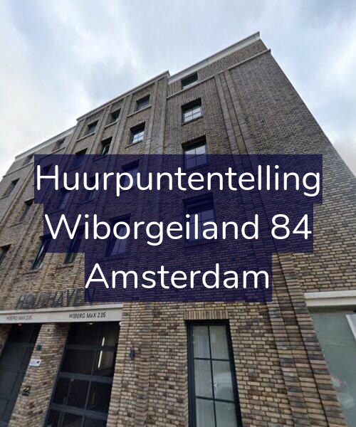 Foto gevel Huurpuntentelling voor Wiborgeiland 84, Amsterdam