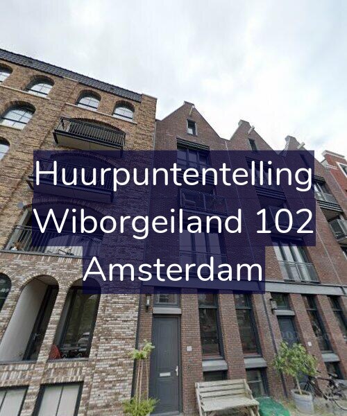 Foto gevel Huurpuntentelling voor Wiborgeiland 102, Amsterdam