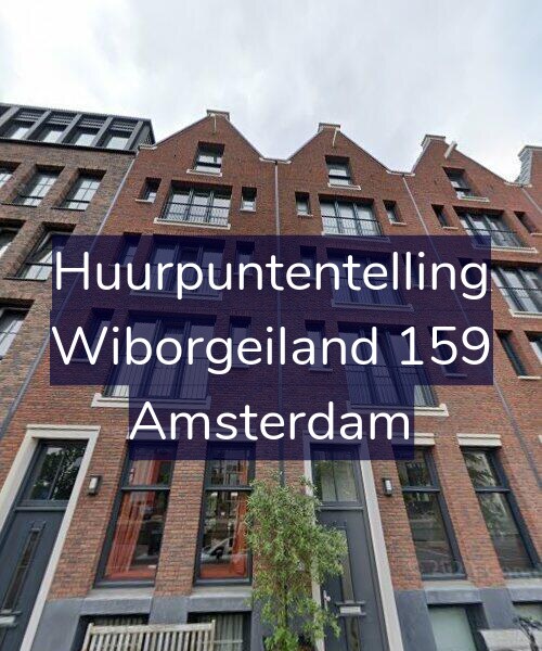 Foto gevel Huurpuntentelling voor Wiborgeiland 159, Amsterdam