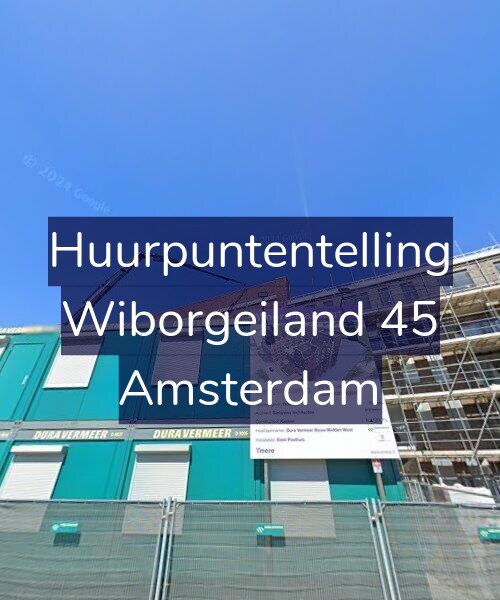 Foto gevel Huurpuntentelling voor Wiborgeiland 45, Amsterdam
