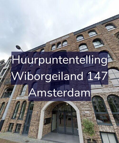 Foto gevel Huurpuntentelling voor Wiborgeiland 147, Amsterdam