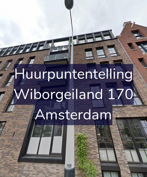 Foto gevel Huurpuntentelling voor Wiborgeiland 170, Amsterdam