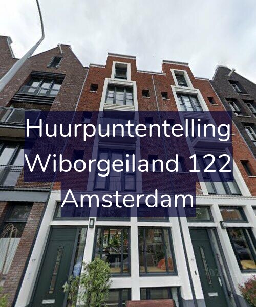 Foto gevel Huurpuntentelling voor Wiborgeiland 122, Amsterdam