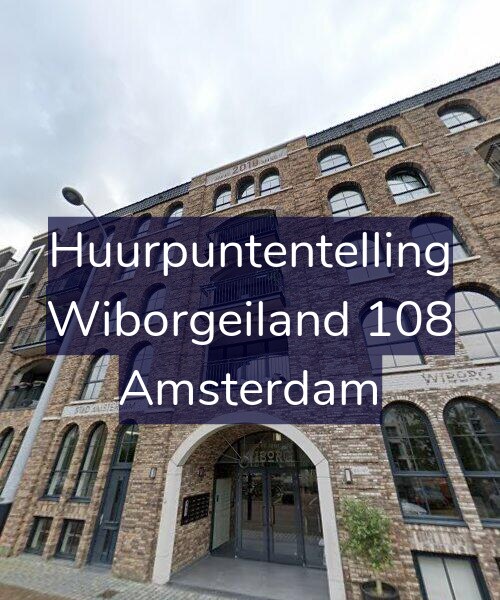 Foto gevel Huurpuntentelling voor Wiborgeiland 108, Amsterdam